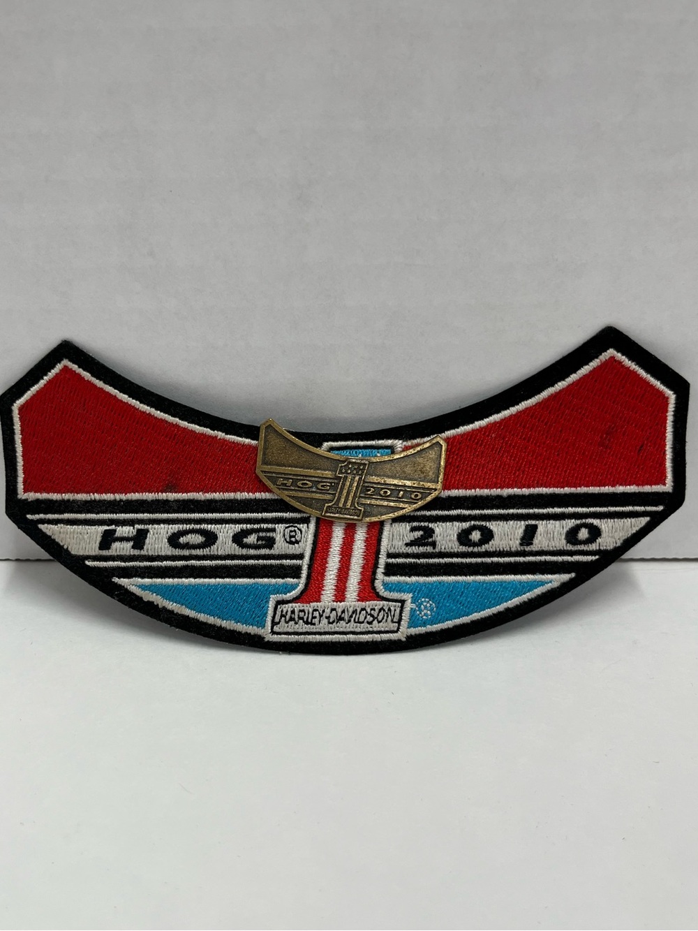 Harley Owners Group 2010 patch and pin
